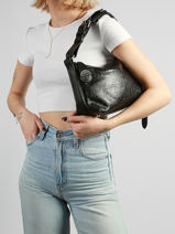 Shoulder Bag Eclipse Leather Paul marius Black eclipse ELLIBECL-vue-porte