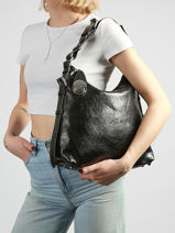 Shoulder Bag Eclipse Leather Paul marius Black eclipse ELLIHECL-vue-porte