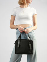 Sac Port� Main Vintage Cuir Paul marius Marron vintage S-vue-porte