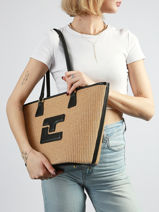 Sac Port� �paule Nikita Ted lapidus Beige nikita PA61903-vue-porte
