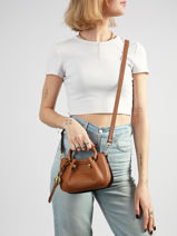 Crossbody Bag Gretel Ted lapidus Brown gretel TLAU8934-vue-porte