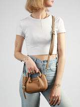 Crossbody Bag Gretel Ted lapidus Brown gretel TLAU8934-vue-porte