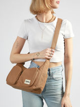 Shoulder Bag Best Seller Cotton Hindbag Brown best seller EMILE-vue-porte
