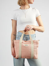 Sac � Main Tressage Coton Hindbag Orange tressage TS-vue-porte