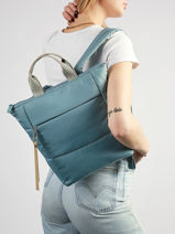 Backpack Cumulus Recycled Nylon Aube Blue cumulus 101CS02-vue-porte