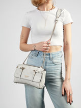Shoulder Bag Danya Guess White danya SG991721-vue-porte