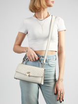 Shoulder Bag Patsie Guess White patsie ZE991920-vue-porte