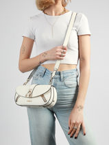 Shoulder Bag Jessa Guess White jessa BG836220-vue-porte