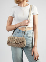 Shoulder Bag Jessa Guess Brown jessa JG836220-vue-porte