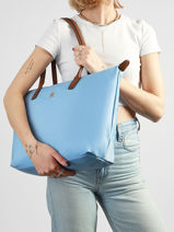 Shoulder Bag Popette Nylon Tommy hilfiger Blue popette AW17711-vue-porte