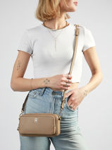 Crossbody Bag Th Daily Tommy hilfiger Brown th daily AW18377-vue-porte