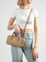 Sac Bandouli�re Th Daily Polyester Tommy hilfiger Beige th daily AW18378-vue-porte