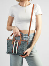 Satchel Th Monoplay Tommy hilfiger Blue th monoplay AW18389-vue-porte