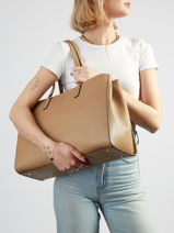 Shoulder Bag Th Daily Tommy hilfiger Beige th daily AW18380-vue-porte