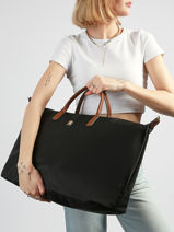 Travel Bag Popette Tommy hilfiger Black popette AW18425-vue-porte