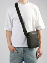 Crossbody Bag Tommy hilfiger Black th repreve AM14150-vue-porte