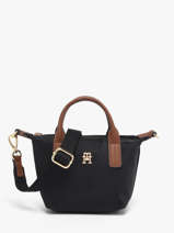 Sac Bandouli�re Popette Nylon Tommy hilfiger Noir popette AW18368
