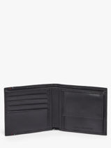 Wallet Leather Tommy hilfiger Black th central AM14233-vue-porte