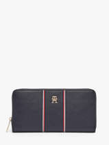 Portefeuille Tommy hilfiger Bleu th icon AW18654