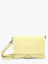 Sac Bandouli�re Caviar Cuir Milano Jaune caviar CA22112