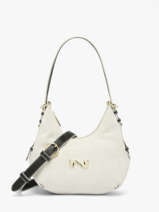 Suede Leather Sam Crossbody Bag Nathan baume Beige vogue 4
