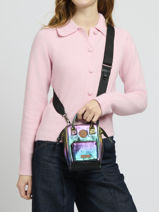 Nano Bag Crossbody 1 Compartment Cabaia Multicolor adventurer NANOBAG-vue-porte