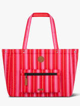 A4 Size Shoulder Bag Adventurer Recycled Polyester Cabaia Red adventurer TOTEBAGL