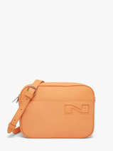 Sac Bandouli�re N City Louvain Cuir Nathan baume Orange n city 7
