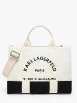 Handbag Rsg Cotton Karl lagerfeld White rsg A3W50025
