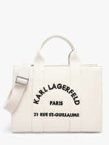 Satchel Rsg Leather Karl lagerfeld White rsg B1W30041