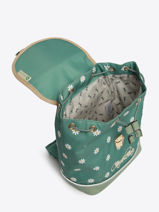 Sac � Dos 1 Compartiment Cameleon Vert vintage fantasy PBVGSD25-vue-porte