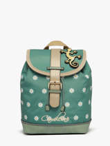 Sac � Dos 1 Compartiment Cameleon Vert vintage fantasy PBVGSD25