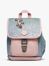 Sac � Dos 1 Compartiment Cameleon Bleu vintage fantasy PBVGSD30