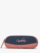 Pencil Case 2 Compartments Cameleon Blue vintage fantasy PBVGTROU