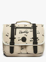 2-compartment Satchel Cameleon Beige vintage north PBVWCA38