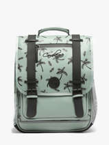 3-compartment Backpack Cameleon Green vintage north PBVWSD39