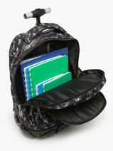 Sac A Dos � Roulettes 2 Compartiments Cameleon Gris futur PBFUSR45-vue-porte
