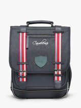 2-compartment Backpack Cameleon Blue vintage urban PBVBSD39