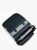 Sac � Dos 2 Compartiments Cameleon Bleu vintage urban PBVBSD39-vue-porte