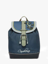 1 Compartment Backpack Cameleon Blue vintage urban PBVBSD25