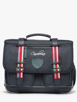 Satchel 2 Compartments Cameleon Blue vintage urban 27