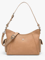 Sac Port� �paule Maya Hexagona Marron maya 2120286