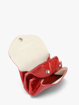 Leather Gustave Star Coin Purse Paul marius Red star GUSTASTA-vue-porte