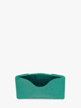 Leather Gabin Star Card Holder Paul marius Blue star GABINSTA-vue-porte