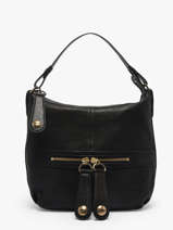 Leather Nomade Shoulder Bag Gerard darel Black midday B402