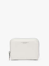 Grained Compact Wallet Miniprix White grained K2015