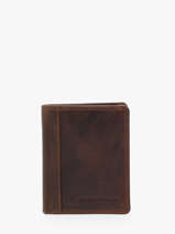Card Holder Leather Maverick Brown the original MAVTO051