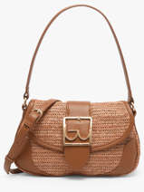 Sac Port� �paule Curiosity Papier By byblos Marron curiosity BS89B04
