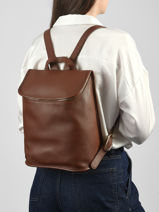 Longchamp Le foulonn� Backpack Brown-vue-porte