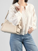 Shoulder Bag Maya Hexagona Beige maya 2120286-vue-porte